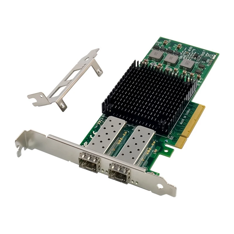 1 Комплект PCIE X8 BCM57810 Сетевая карта с Двойным Оптическим Портом 10G SFP + Серверная Оптоволоконная Сетевая карта Ethernet Сетевая карта PCB 0
