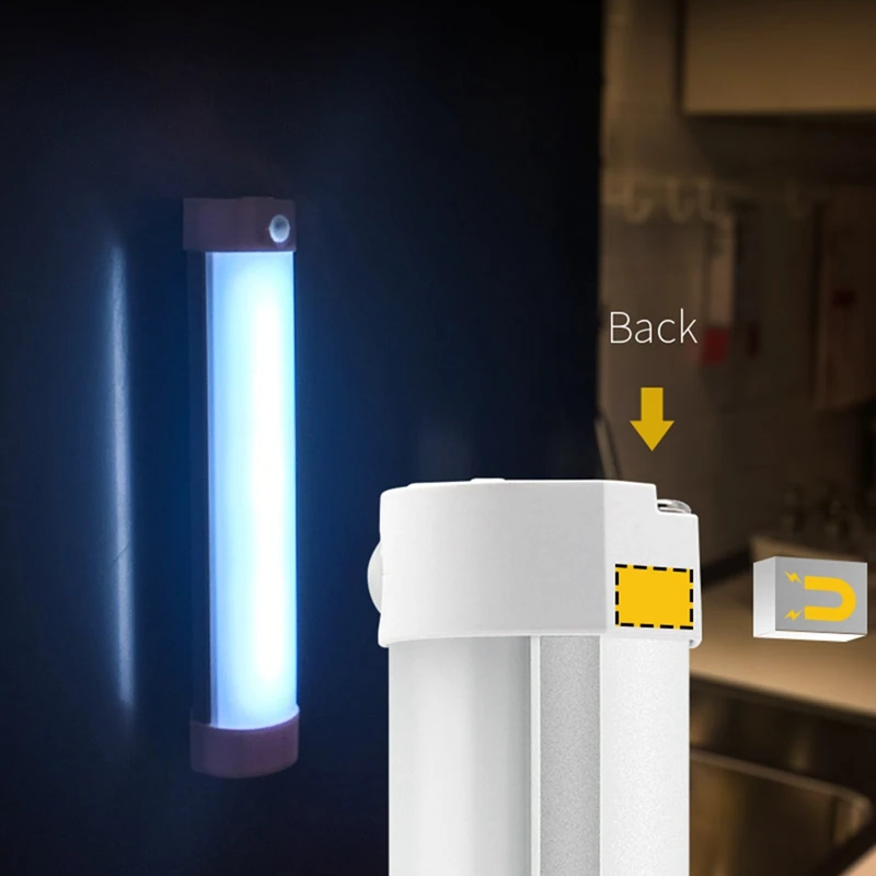 1 Комплект наружного кемпингового фонаря с дистанционным управлением, Перезаряжаемый магнитный SOS Аварийный кемпинговый светодиодный светильник, черный и белый 2