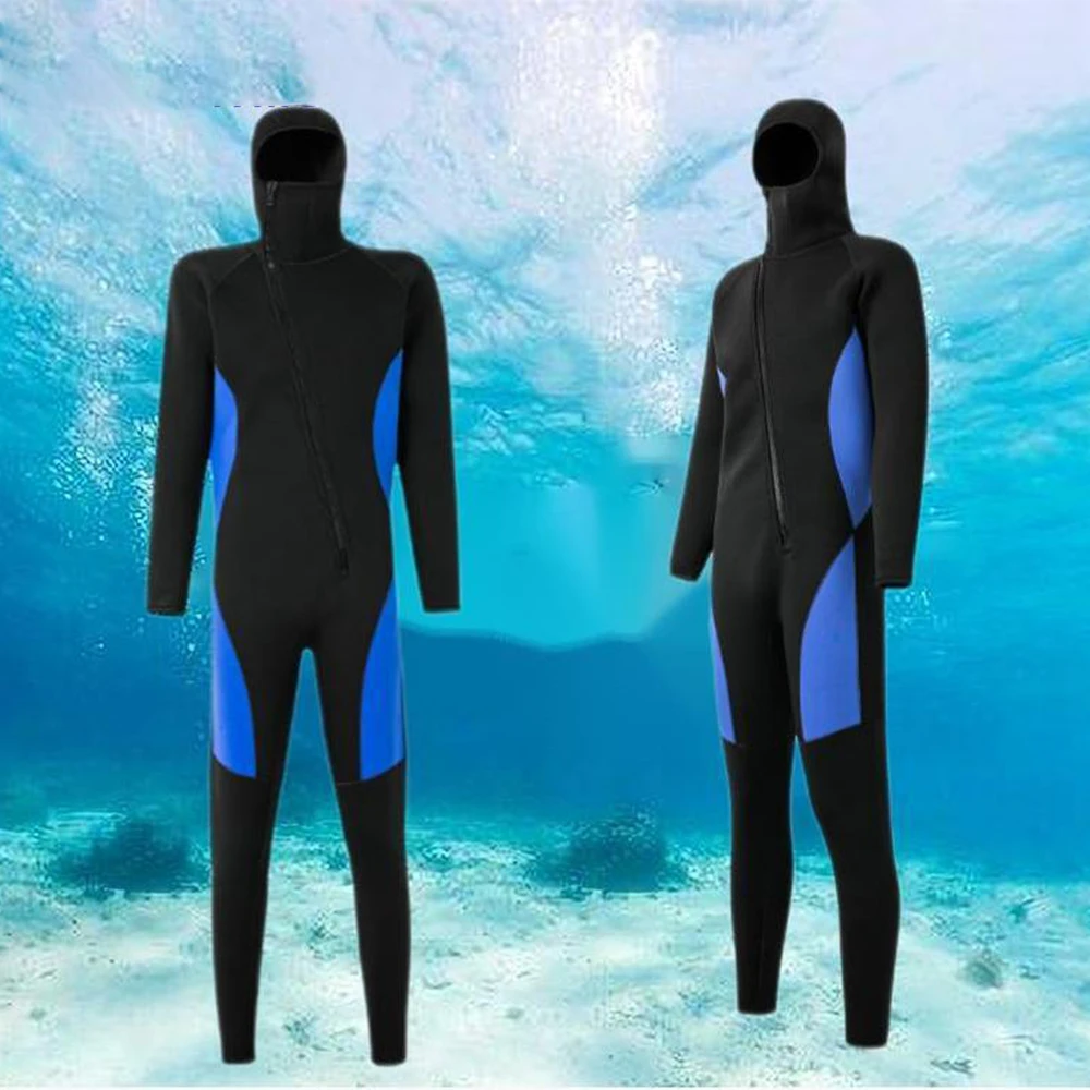 1 шт. водолазный костюм, 5 мм неопреновый гидрокостюм для мужчин, молния сзади, одежда для подводного плавания, подводной охоты, серфинга, брюки, сохраняющий тепло гидрокостюм 1