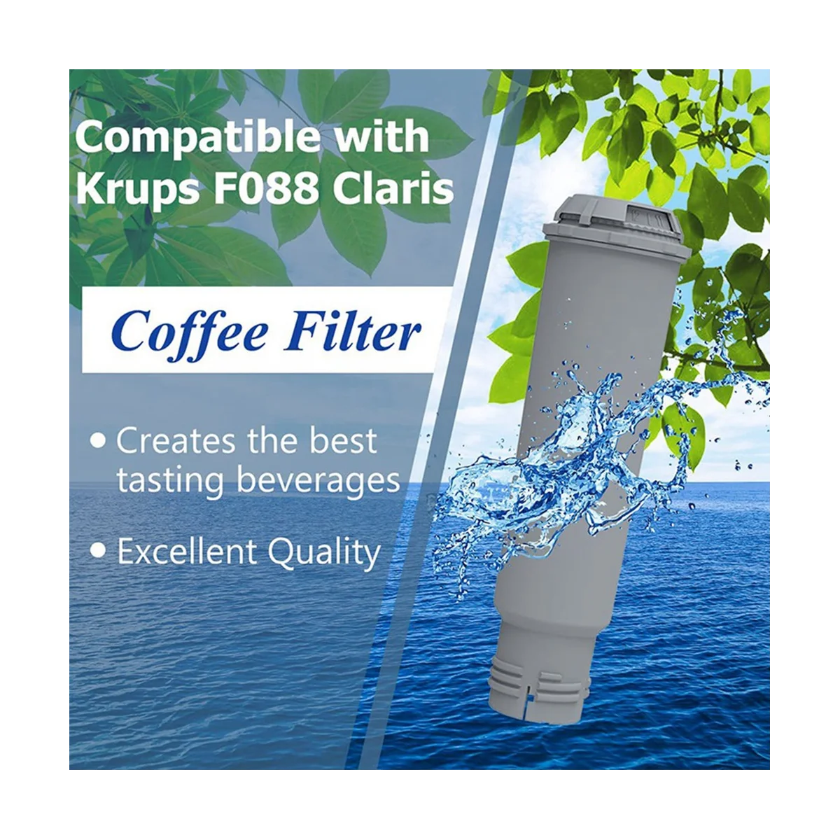 1 шт. фильтр для воды для кофемашины Эспрессо для системы Aqua Filter F088, для , , , , 3