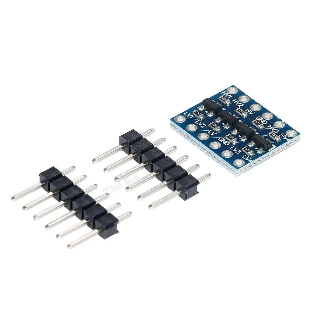 10ШТ IIC I2C преобразователь логического уровня двунаправленный модуль платы 5 В 3,3 В постоянного тока Модуль для arduino с выводами высокого низкого напряжения 3
