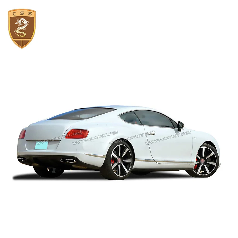 12-15 Подходит для Bentley Continental GT модифицированный V8s Карбоновый задний подбородок для губ 3