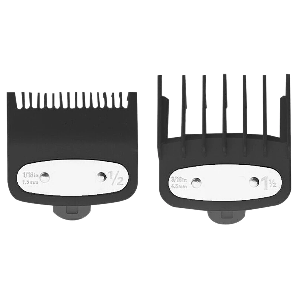 2 шт. Ограничитель для стрижки волос, направляющая для гребня, размер 1,5 мм/4,5 мм, замена парикмахера для 0