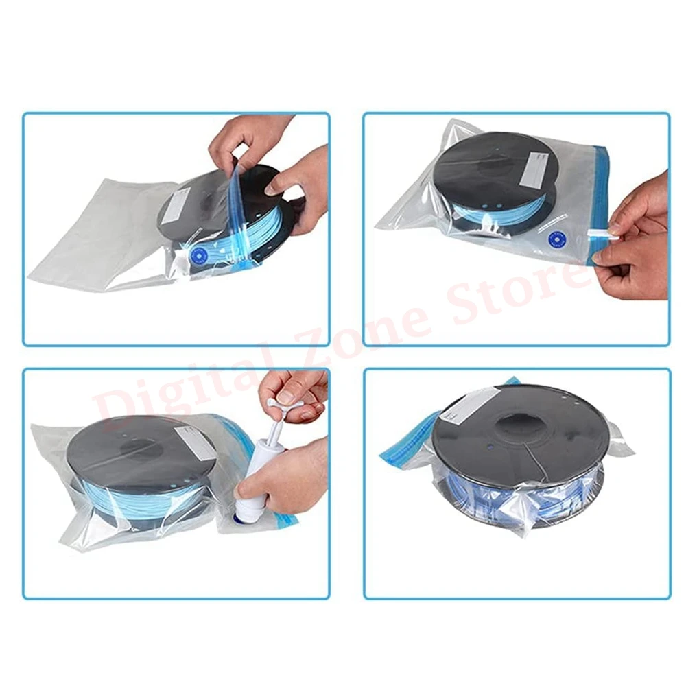 3D-принтер PLA ABS TPU, вакуумный герметичный пакет, сумка для хранения нити накала, сушилка для нити накала, Защита от влажности, Защита от пыли 5