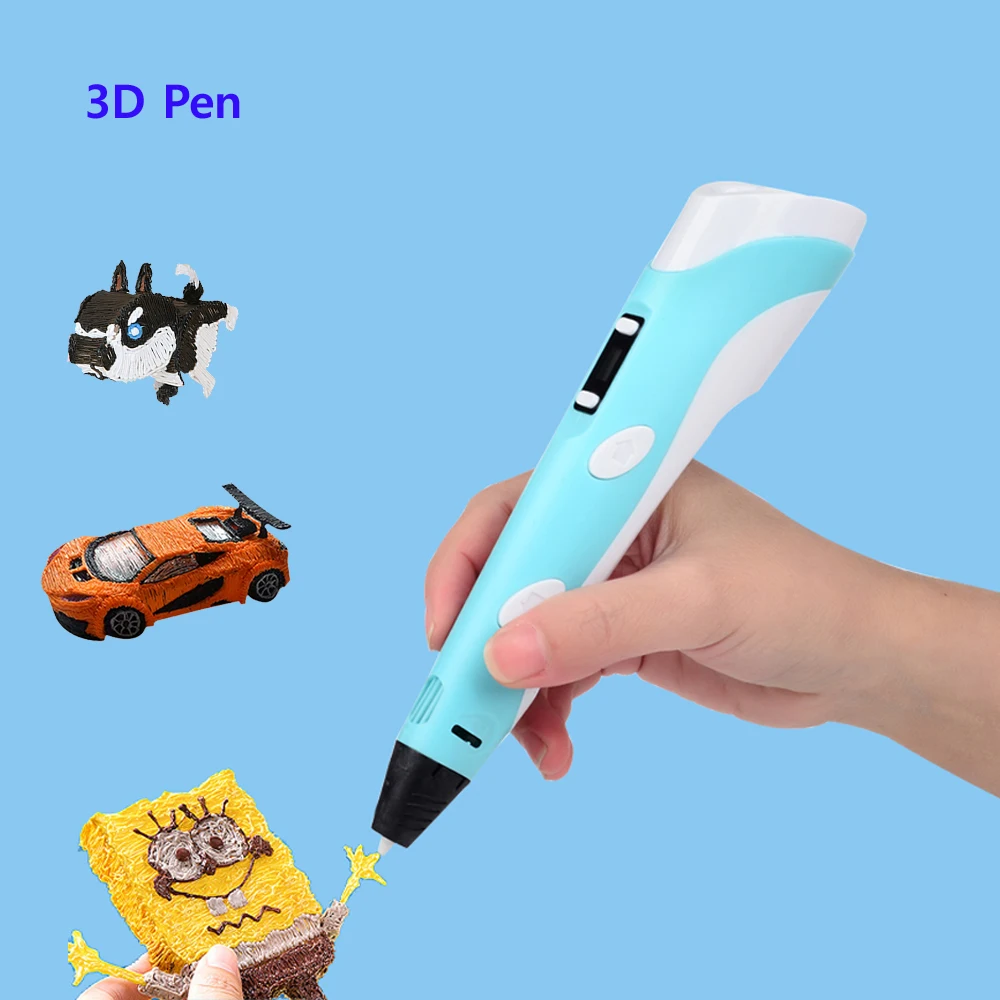 3D ручка, 3D принтер, ручки для рисования, 3D печать, лучшее для детей С АБС нитью 1,75 мм, Рождественский подарок на день рождения 0
