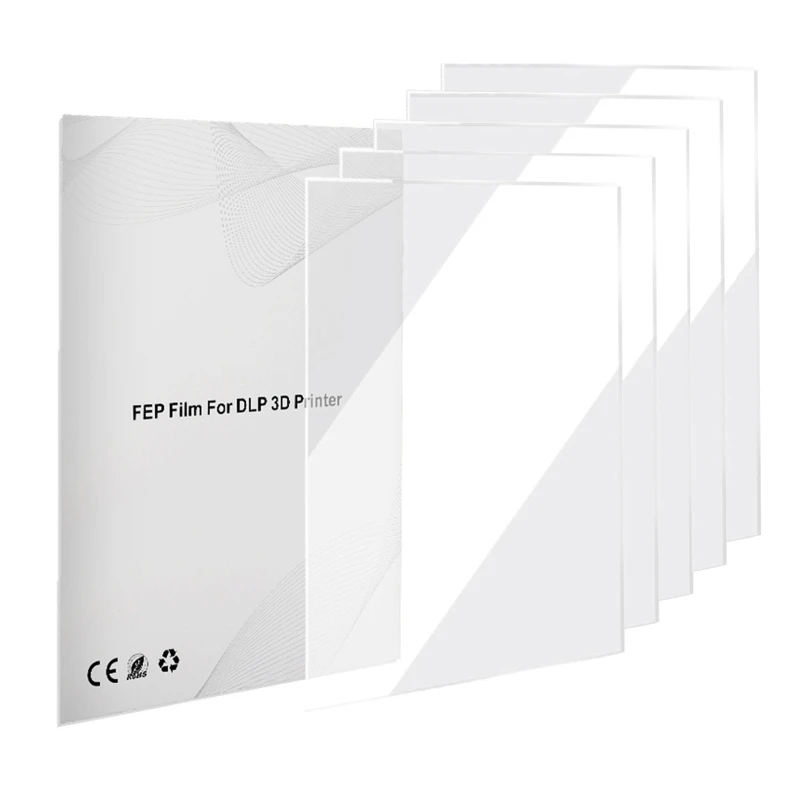 5 Упаковок FEP-Разделительной пленки 200x140 мм SLA/LCD FEP-пленка для 3D-принтера из смолы P9JB 0