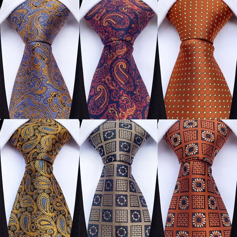 8 см, мужские винтажные коричневые галстуки, модные аксессуары для костюмов, свадебные Gravatas, официальные деловые галстуки, подарки для мужчин 0