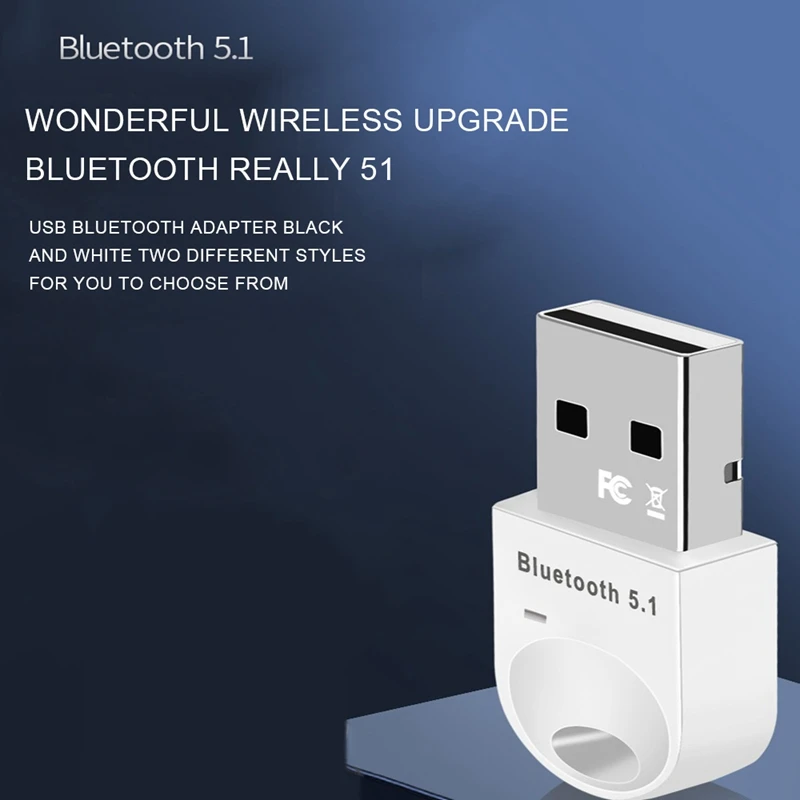 AU42 -USB Bluetooth Адаптер 5.1 Bluetooth Приемник USB Bluetooth5.1 Передатчик Ключа Aptx Мини-Адаптер Для Портативных ПК Динамик 2