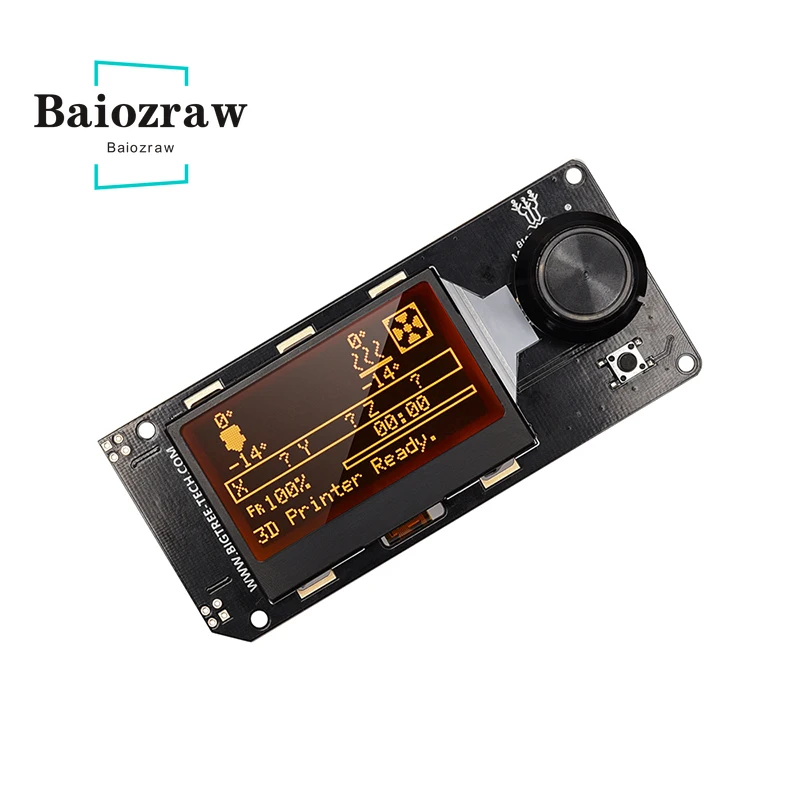 Baiozraw BTT Mini 12864 V1.0 Экран дисплея ЖК-дисплей для Voron 2,4 SKR 1,3 SKR Pro SKR 1,4 MKS BTT Mini 12864 V1 2
