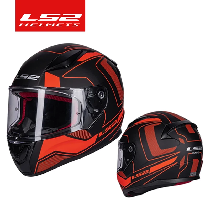 Capacete LS2 полнолицевой шлем Rapid Оригинальный Мотоциклетный шлем ABS мужские женские шлемы ECE уличные гонки ls2 FF353 casco moto 4