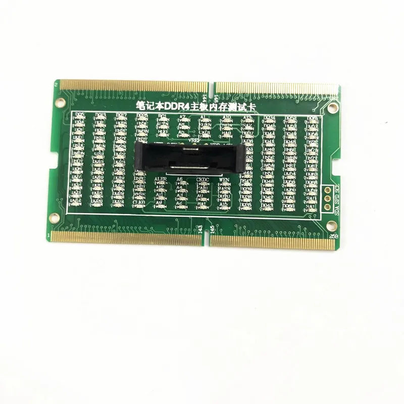 DDR2 DDR3 DDR4 Ноутбук SO-DIMM RAM Тестовая карта Памяти Тестер Анализатор со светодиодом 0
