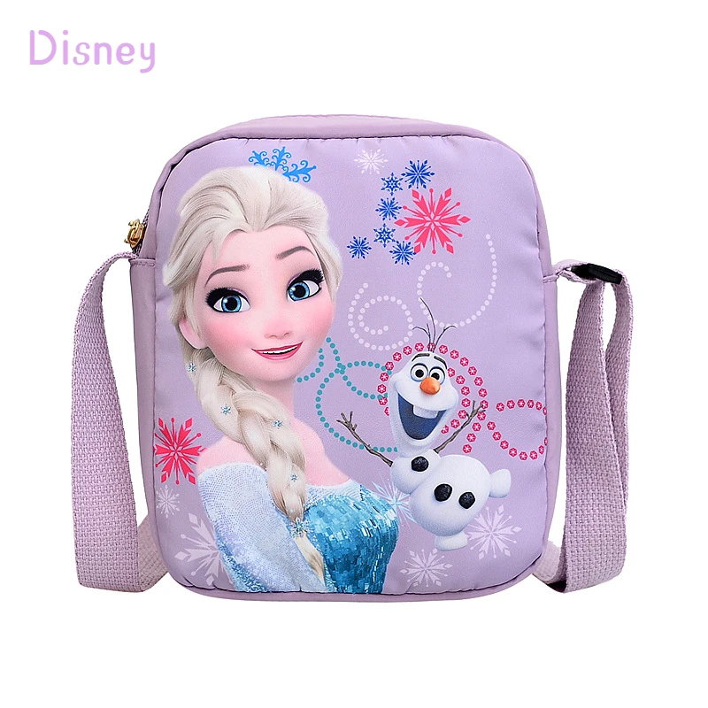 Disney Frozen Elsa Детская Сумка Через Плечо с Милым Рисунком Принцессы Эльзы для Маленьких Девочек с Принтом Большой Емкости для Путешествий, Сумки через Плечо 0