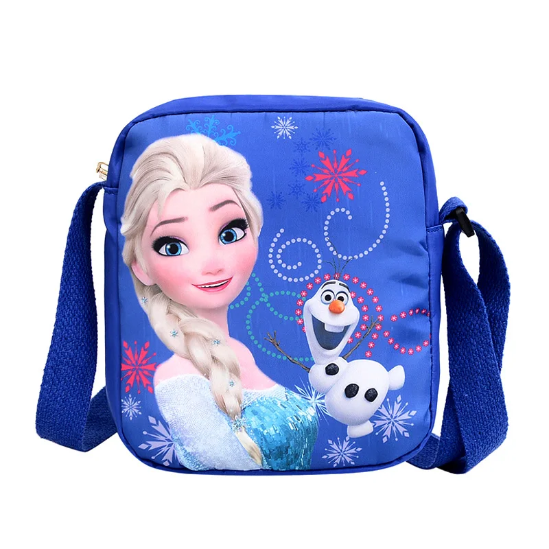 Disney Frozen Elsa Детская Сумка Через Плечо с Милым Рисунком Принцессы Эльзы для Маленьких Девочек с Принтом Большой Емкости для Путешествий, Сумки через Плечо 1