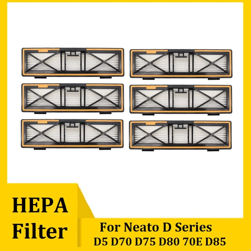 HEPA-Фильтр Для Neato Botvac Connected Серии D D5 D70 D75 D80 70E D85 Фильтры Для Пылесоса Запасные Части 5