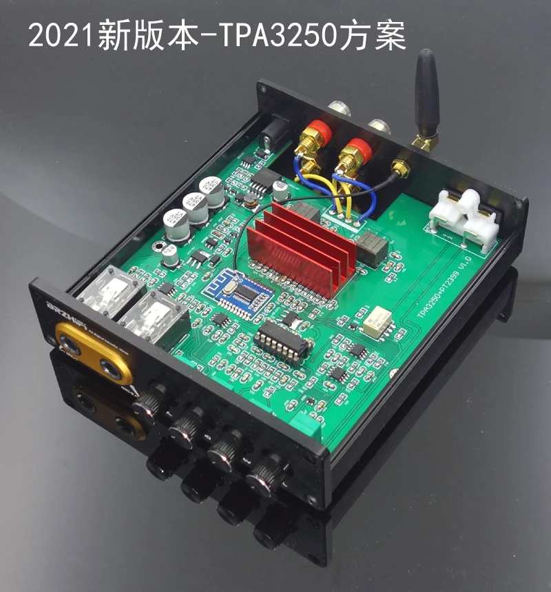 Qingfeng OF1 TPA3250 HD Караоке Двойной усилитель мощности 130 Вт Bluetooth 5,0 1