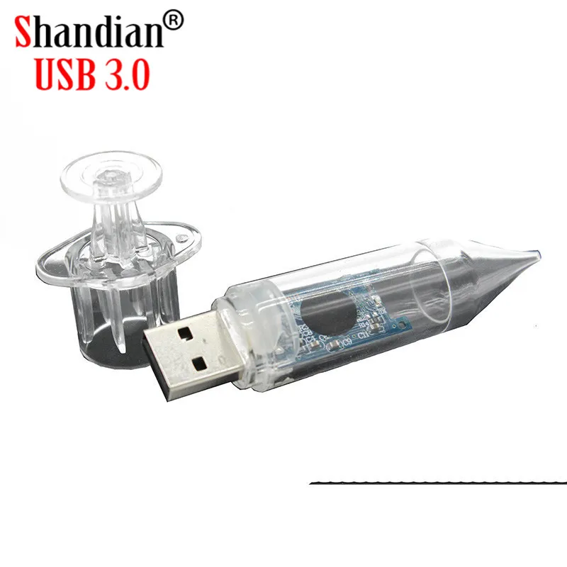 SHANDIAN USB 3.0, хит продаж, Внешний накопитель для медицинского шприца, флешка 4 ГБ, 8 ГБ, 16 ГБ, 32 ГБ, 64 ГБ, карта памяти, U-диск 1
