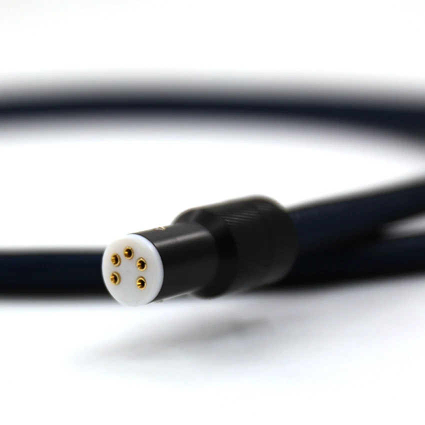 Viborg 5N 99,998% OFC медный посеребренный Тонармический кабель Phono Cable с 5 контактами к разъему XLR 2