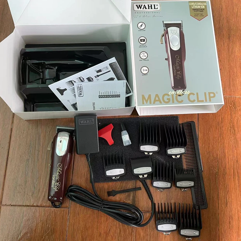 Wahl 8148 Magic Clip Профессиональная Машинка для стрижки волос на голове Электрический Беспроводной Триммер для мужчин Парикмахерская Машинка для стрижки волос 1