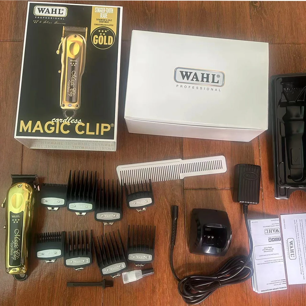 Wahl 8148 Magic Clip Профессиональная Машинка для стрижки волос на голове Электрический Беспроводной Триммер для мужчин Парикмахерская Машинка для стрижки волос 3