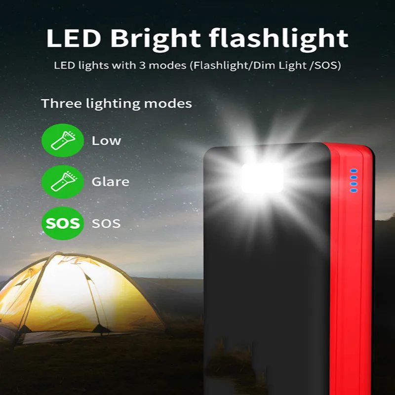 Xiaomi Mijia 99000mAh Солнечный power bank Большой Емкости chaeger Портативный 4USB Внешний аккумулятор для путешествий на открытом воздухе для iPhone13 13pro 4