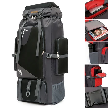 90L Унисекс Водонепроницаемый Рюкзак для путешествий на открытом воздухе, Спортивная сумка для Скалолазания, Рюкзак для кемпинга, Походный рюкзак для мужчин и женщин