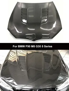 Передний капот двигателя из углеродного волокна в стиле Dry Carbon GTR для BMW F90 M5 G30 5 серии