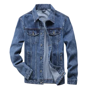 Легкая роскошная джинсовая куртка Design Sense с мужским отворотом, модная джинсовая куртка высокого класса
