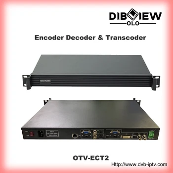 OTV-ECT2 H.265/H.264 1080P Профессиональный Аудио- и Видеокодер, Декодер и транскодер для IPTV/OTT Систем
