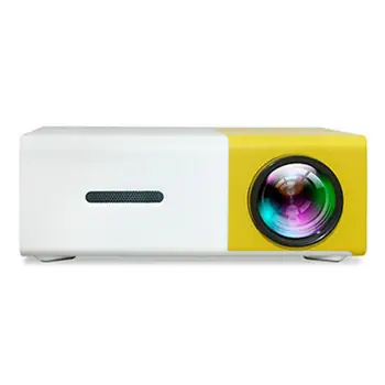 Проектор для портативного YG300 и прочный видеопроектор 1080PHD для YG300 Простой в использовании многофункциональный светодиодный проектор для дома