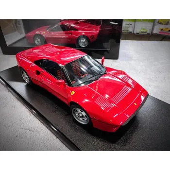 Литая под давлением Модель спортивного автомобиля 1984 Ferrarii 288 GTO в масштабе 1:18, Металлическая Литая под давлением и Игрушечная Коллекция для взрослых Фанатов, Подарочный Сувенир, Дисплей