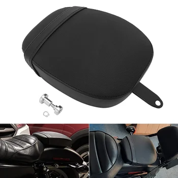 Для Harley Sportster Forty Eight 72 48 2010-2015 Заднее сиденье мотоцикла, кожаная подушка для пассажирского сиденья, черный