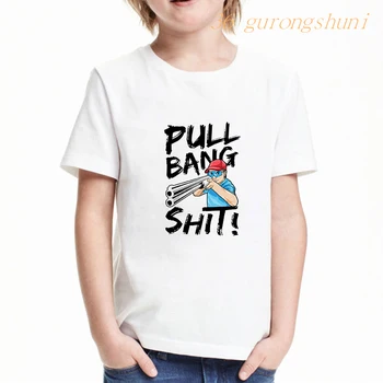 детская футболка для мальчиков, милая одежда для девочек, детская одежда, футболка с забавным рисунком для девочек, модная детская футболка в стиле каваи