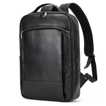 Модный новый дизайн, кожаный рюкзак, сумка для ноутбука в винтажном стиле, мужская дорожная сумка, повседневный рюкзак, мужские сумки из 100% натуральной кожи