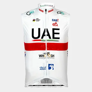 Ветрозащитная Велосипедная куртка без рукавов команды ОАЭ 2023, Жилет, Mtb Одежда, Велосипедное Майо, Ciclismo