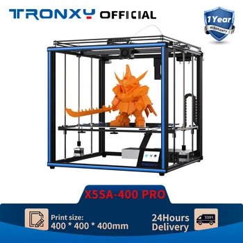 tronxy 400 Pro DIY 3D принтер Большого Размера Печати 400x400x400 мм Комплект 3D Принтера Быстрая Скорость Полный комплект Принтеров impresora 3d