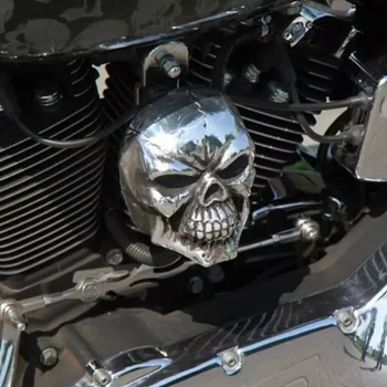 Крышка рога в виде черепа, крышка рога в стиле Водопада, запчасти для мотоциклов, крышка рога карбюратора мотоцикла