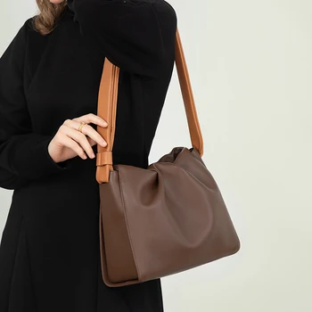 Новая Роскошная Женская сумка Через плечо, Брендовые дизайнерские сумки, Женская Модная Кожаная сумка-мессенджер через плечо, Маленькая сумка-тоут