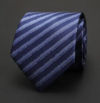 Мужские галстуки, деловые костюмы, галстук 8 см, модный Шелковый, удлиненный на 160 см, в полоску, Новый