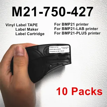 5 ~ 10PK Самоклеящаяся Виниловая этикеточная лента M21 750 427 Используется Для этикетировочного картриджа принтера Labeller