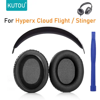 Сменные Поролоновые амбушюры KUTOU, Амбушюры с губкой, эластичная повязка на голову, луч для наушников HyperX Cloud Flight Stinger