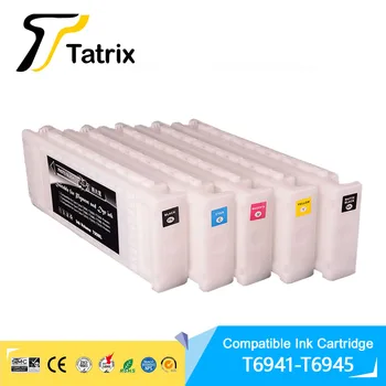 Tatrix T6941- T6945 Совместимый Картридж с Чернилами для Плоттера Epson T3000 T5000 T7000 T3200 T5200 T3270 T5270 T7270 Принтер 700 мл/шт.