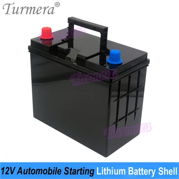 Turmera 12V Автомобильный аккумуляторный блок, литиевые батареи для запуска автомобилей, корпус для 45 серий 45B24 46B24 55B24RS, Замена свинцово-кислотного использования