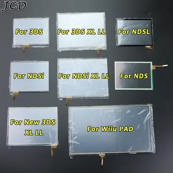 JCD Сенсорный экран, дигитайзер, стеклянный дисплей, замена сенсорной панели для DS Lite Для NDSL NDSi XL для нового 3DS XL Wiiu PAD