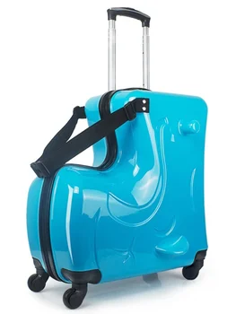 Детский Вращающийся багаж, 20-дюймовый багаж на колесиках, Ручная тележка, Дорожная сумка для студентов, Детский багаж