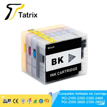 Tatrix Для Canon PGI2400 PGI-2400XL Многоразовый чернильный картридж Для принтера Canon MAXIFY IB4040/iB4140/MB5040/MB5140/MB5340/MB5440