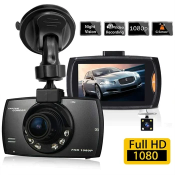 Автомобильный Видеорегистратор Камера 1080P Full HD Зеркальная Камера Автомобильный Видеорегистратор Камера Dash Видеорегистратор 2,4 