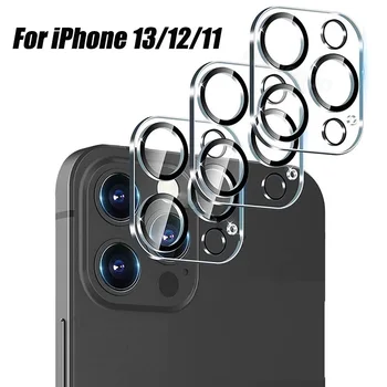 Защитное стекло для камеры 3ШТ Для iPhone 13 11 Pro Max, Защитная пленка для экрана для iPhone 12 Mini, Стеклянная пленка для объектива камеры, Ночной круг