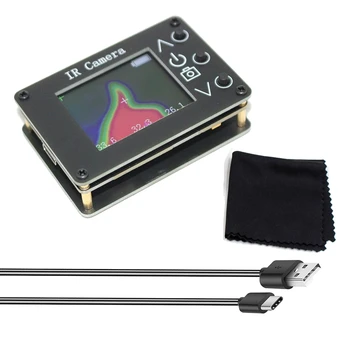 MLX90640 1,8-дюймовый ЖК-цифровой дисплей, инфракрасный тепловизор, Датчик температуры, Ручной ИК-термограф, Камера