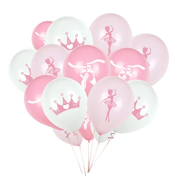 Балетные украшения для вечеринки, воздушные шары, 18 шт., Танцевальные Балерины, Воздушные шары для Дня Рождения Девочки, Душа ребенка, Украшения для свадебной вечеринки