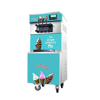 Вертикальный Конус Стойла Большой Емкости Коммерческой Машины для Предварительного охлаждения Консервации Мороженого Автоматический